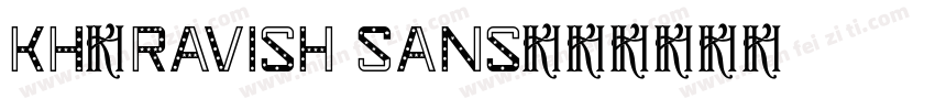 KH-Ravish Sans字体转换